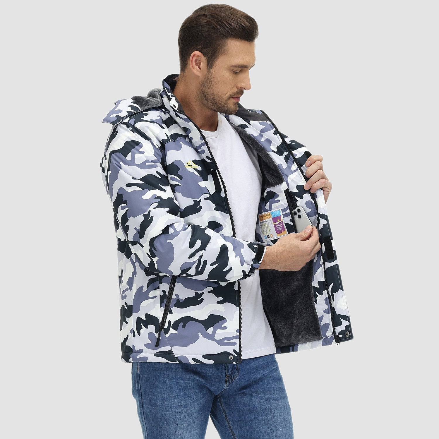 Men's Winter Jacket Waterproof