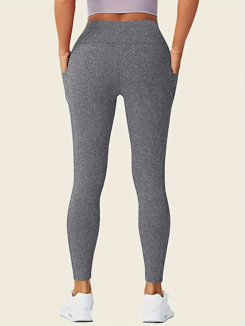 Super Stretchy Seamless High-Waist Leggings with Pockets