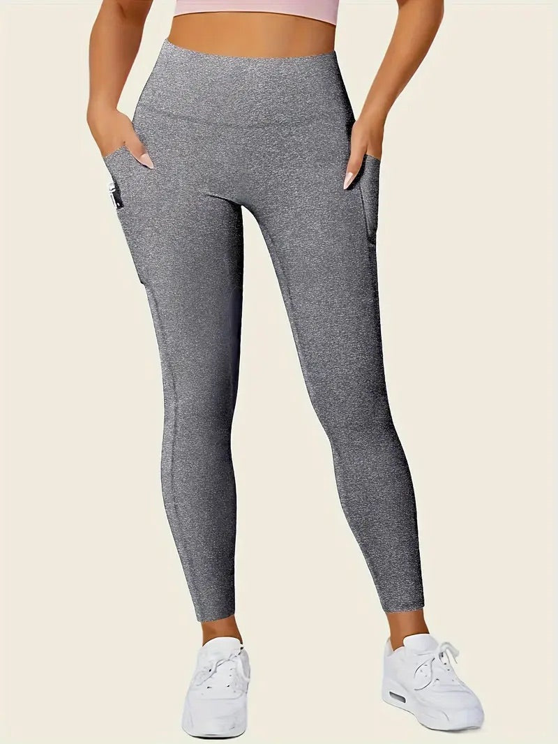 Super Stretchy Seamless High-Waist Leggings with Pockets