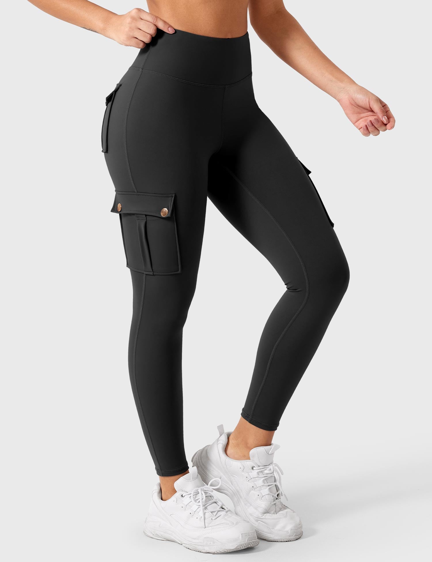 CARGO FLEX - High-Waisted Compression Workout Leggings with Pockets