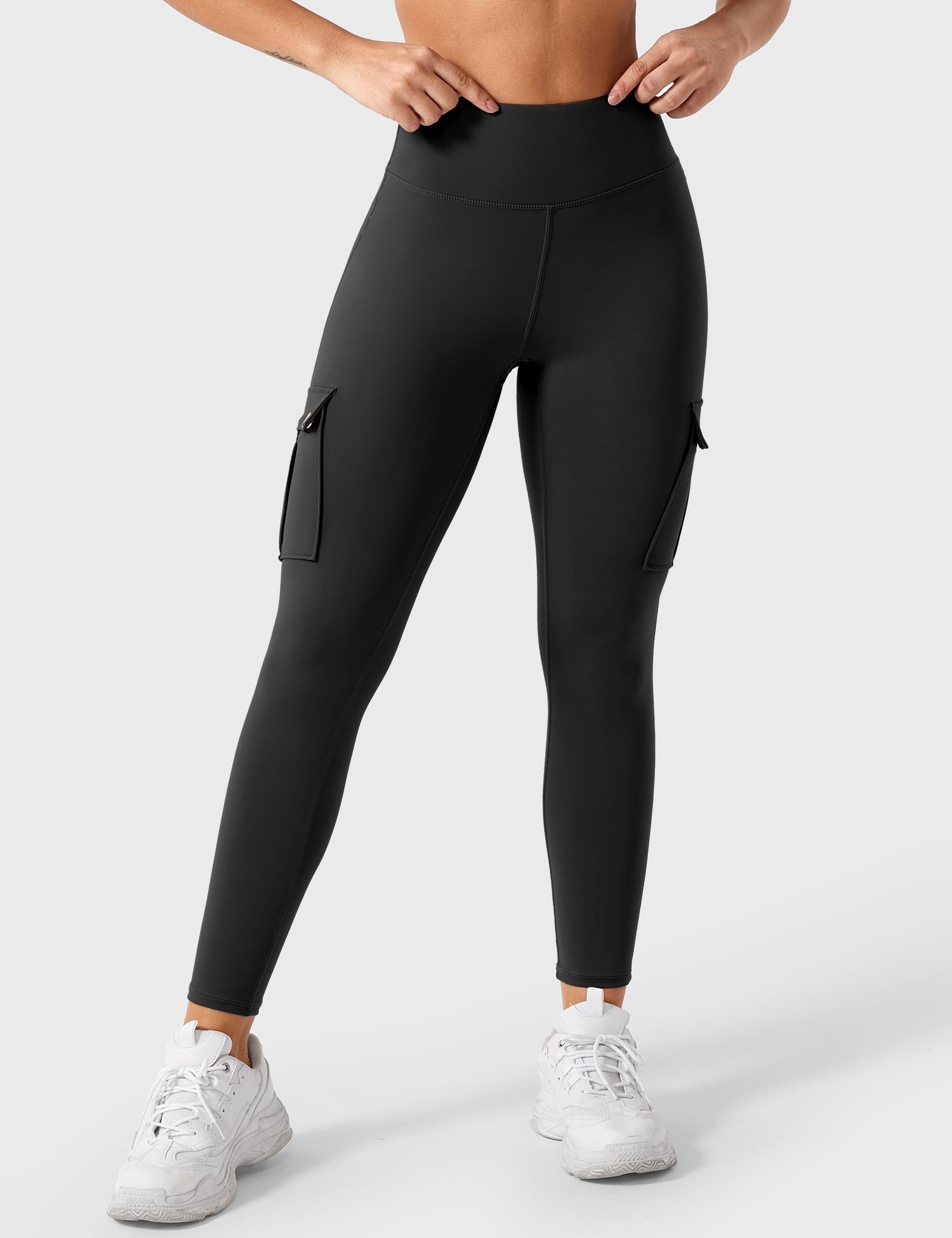 CARGO FLEX - High-Waisted Compression Workout Leggings with Pockets