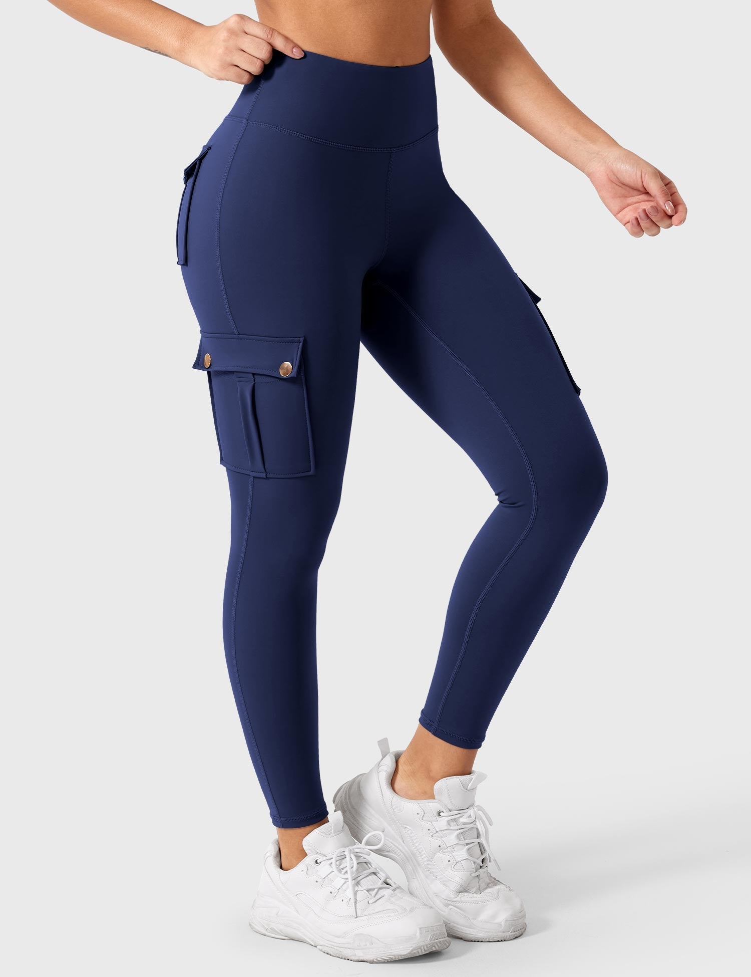 CARGO FLEX - High-Waisted Compression Workout Leggings with Pockets