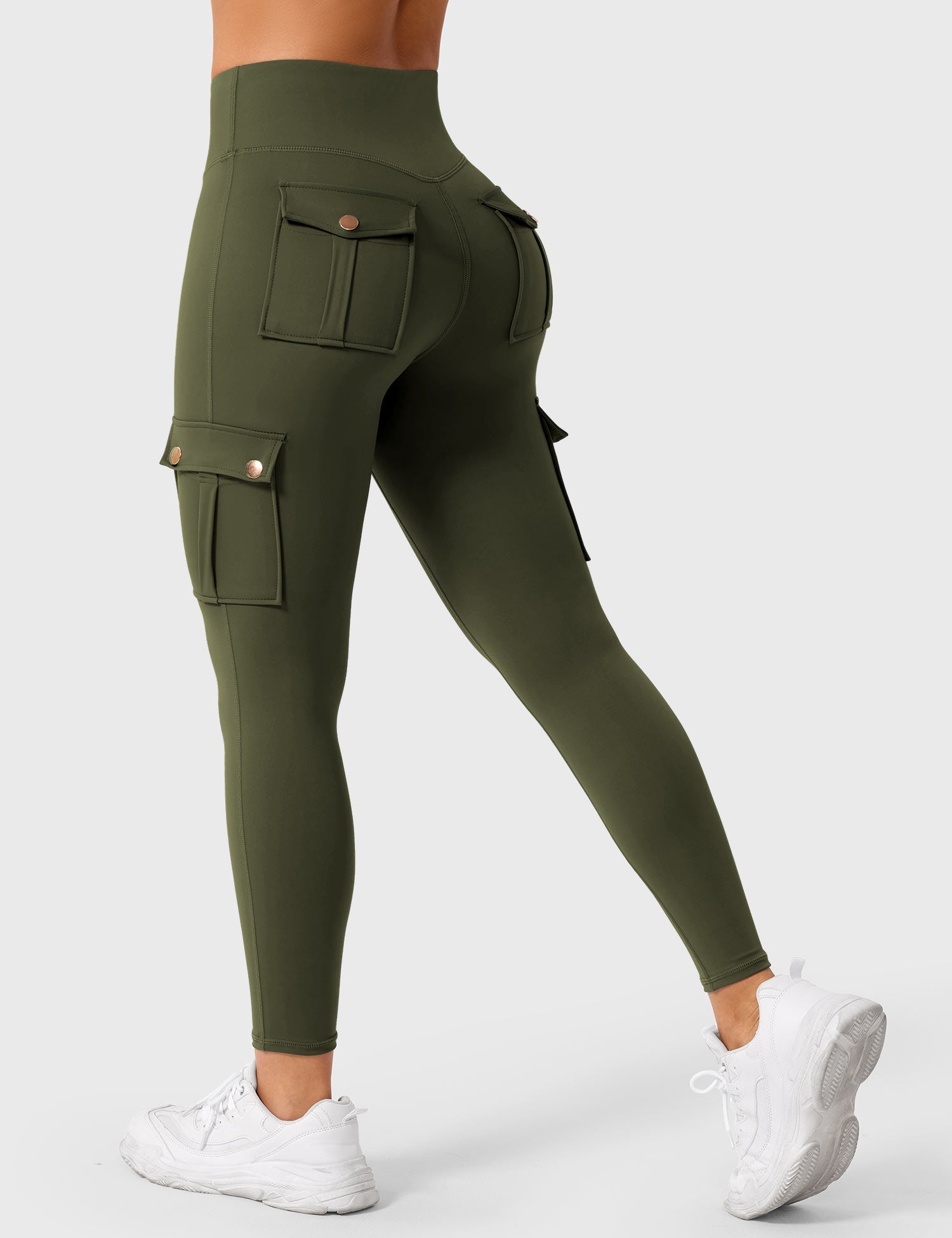 CARGO FLEX - High-Waisted Compression Workout Leggings with Pockets