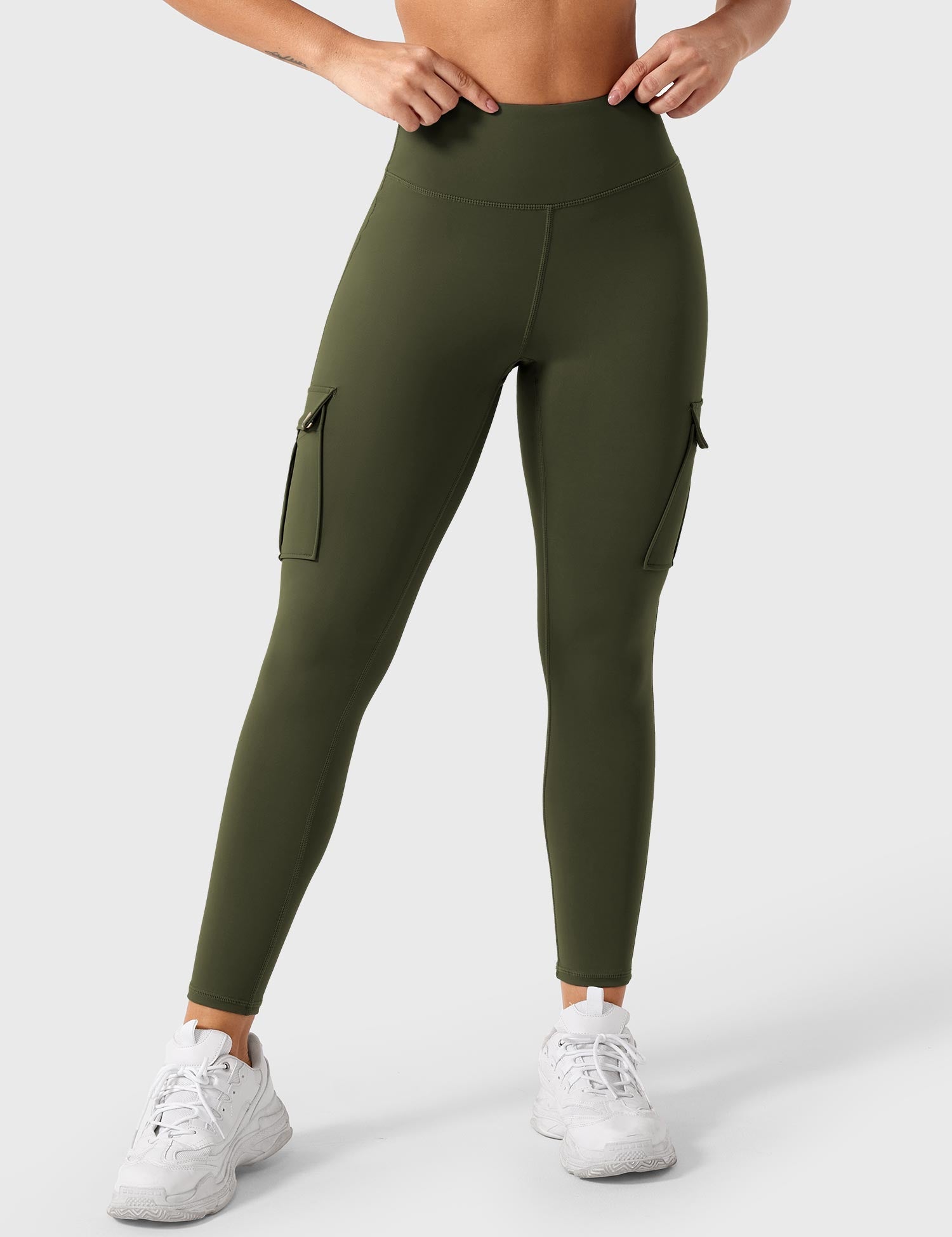 CARGO FLEX - High-Waisted Compression Workout Leggings with Pockets