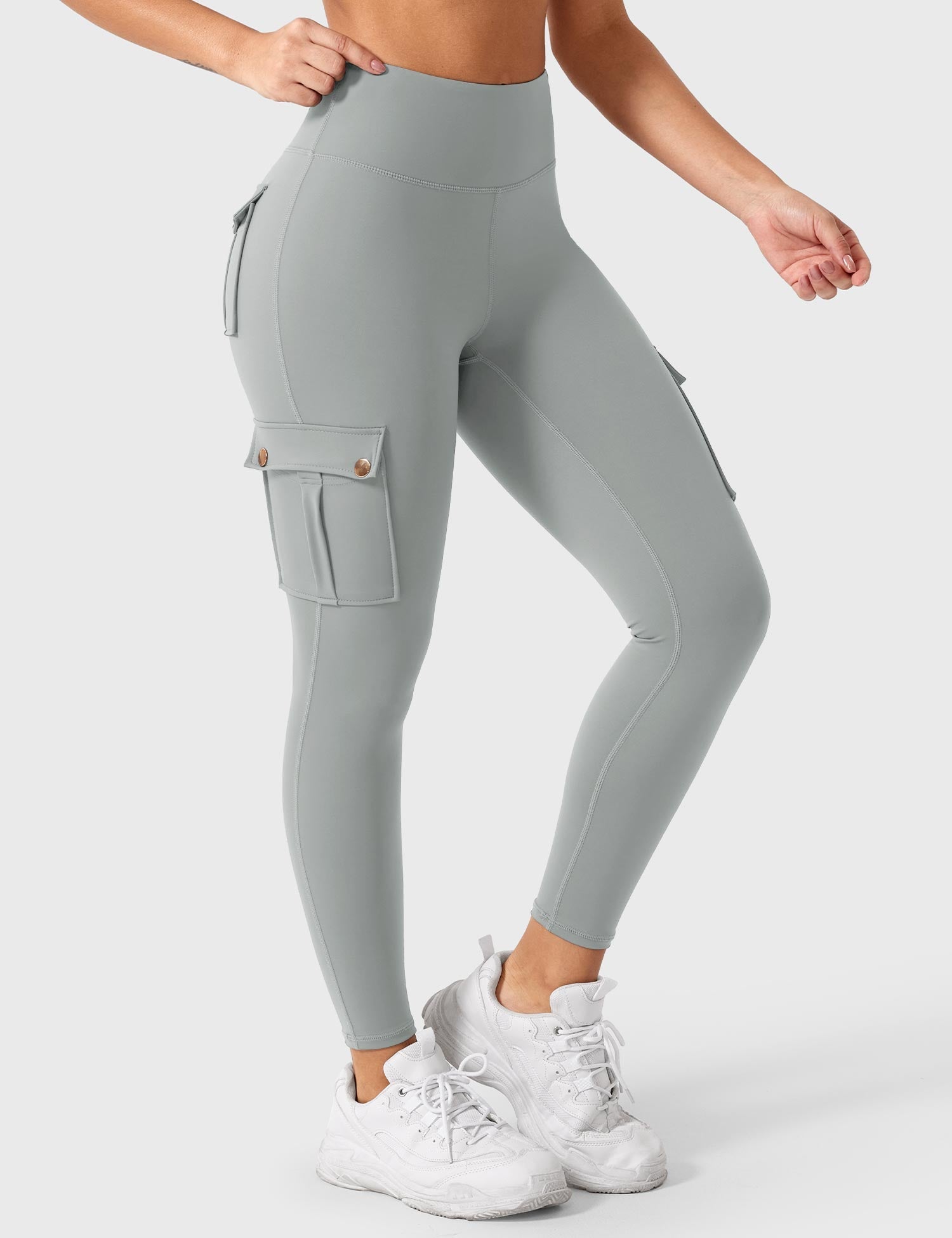 CARGO FLEX - High-Waisted Compression Workout Leggings with Pockets