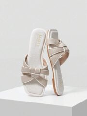 Women’s Square Toe Flat Sandals – Minimalist Summer Shoes for Vacation, School & Everyday Wear - Image 3