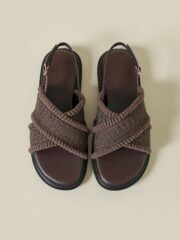 Boho Retro Style Open Toe Buckle Strap Casual Beach Sandals - Image 3