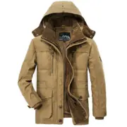 Men's Winter Jacket Waterproof | Ski Snow Jacket Warm Fleece Coat
