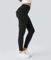 CARGO FLEX High-Waisted Compression Workout Leggings with Pockets - Image 5