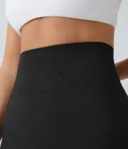 Seamless Flow High Waisted Ruched Plain Leggings - Image 5