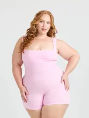 Square Neck Shapewear Jumpsuit - Image 4