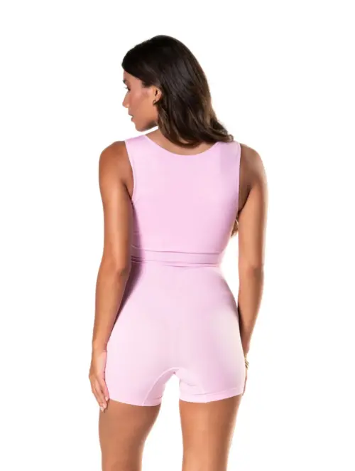 Square Neck Shapewear Jumpsuit - Image 3