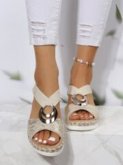 Elara - Comfortable and Lightweight Wedge Sandals - Image 3
