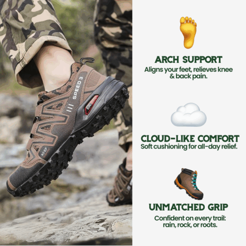 OrthoStride Terrain — Orthopedic Hiking Shoes for Pain-Free Steps & Natural Support (Unisex) - Image 3