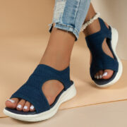 Ortho Cushioned Knit Upper Sport Sandals - Image 3