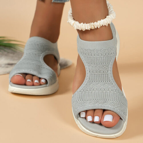 Ortho Cushioned Knit Upper Sport Sandals - Image 4