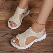 Ortho Cushioned Knit Upper Sport Sandals - Image 5