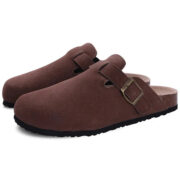 Women's Orthopedic Suede Cork Slippers - Image 4