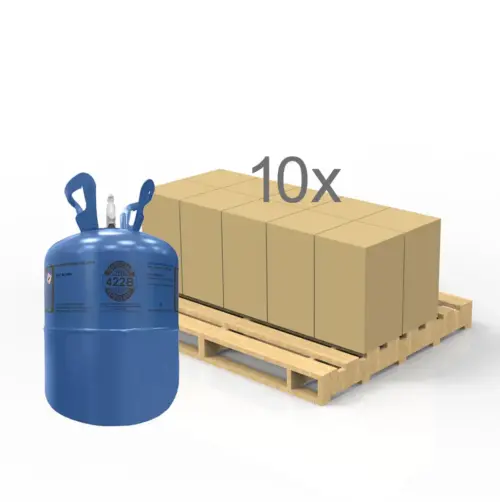 R422B Refrigerant 25 LBS QTR PALLET (10 Cylinders)
