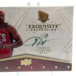2008-09 Upper Deck Exquisite Collection - Vince Carter FLAW-VC - Flawless Autographs /50 - Authentic Beckett