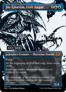 491977_in_1000x1000Small_1024x1024-1.png Jin-Gitaxias, Core Augur (Serial Numbered) - March of the Machine: Multiverse Legends (MUL) - Image 1