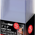 Ultra PRO 3" x 4" Super Thick 130pt Toploaders (10 Pack)
