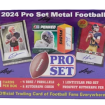 2024 Leaf Pro Set Metal Football Hobby Box