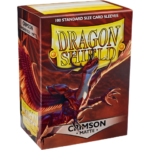 Dragon Shield Sleeves: Crimson Matte  (Box Of 100)