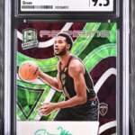 2021-22 Panini Spectra - Evan Mobley AA-EMB  - Green Auto /50 - CSG CGC 9.5 / 10