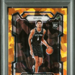 2023 Panini Prizm - Victor Wembanyama 136 - Orange Ice - PSA 10