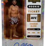 2023 Panini Chronicles UFC - Drakkar Klose RS-DKL - Cracked Ice auto /25