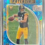 2025 Panini Donruss Optic - Will Howard Hidden Potential Rookie Insert Blue Cracked Ice Prizm 35/55