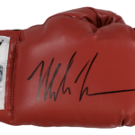 Mike Tyson Autographed Signed Everlast Red Boxing Glove in Display Case - Fiterman Sports Group Authenticated