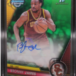 2024 Bowman U Chrome - Bronny James BCPA-BJ - 1st Bowman Green Auto /99