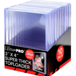 Ultra PRO 3" x 4" Super Thick 260pt Toploaders (10 Pack)