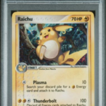 Raichu Holo 12/108 - Power Keepers - 2007 Pokemon - PSA 9