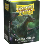 Dragon Shield Sleeves: Forest Green Matte (Box Of 100)