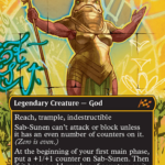 Sab-Sunen, Luxa Embodied (Borderless) (First-Place Foil) - Aetherdrift (DFT)