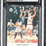 1988 Fournier Estrellas John Stockton No. 32 - CSG CGC 10