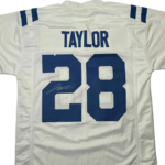 Johnathan Taylor Autographed Signed White Football Jersey (Metabilia)