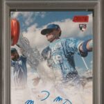 2023 Stadium Club - Michael Massey SCBA-MMY - Red Foil Auto /50 - PSA 8