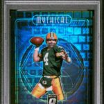2021 Panini Donruss Optic - Brett Favre MY-9 - Mythical Black Pandora /25 - PSA 9