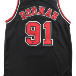 Dennis Rodman (HOF)  Signed Autographed Custom Jersey (AWM COA)