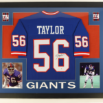 Lawrence Taylor Autographed Signed Custom Framed Jersey Display (JSA)