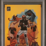 2022 Panini Donruss Optic - Deshaun Watson DT-DW - Downtown Gold /10 - PSA 8