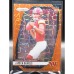 2024 Panini Prizm Football - Jayden Daniels 347 - Orange Lazer